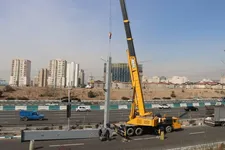 آغاز عملیات اجرایی نصب پل عابر پیاده