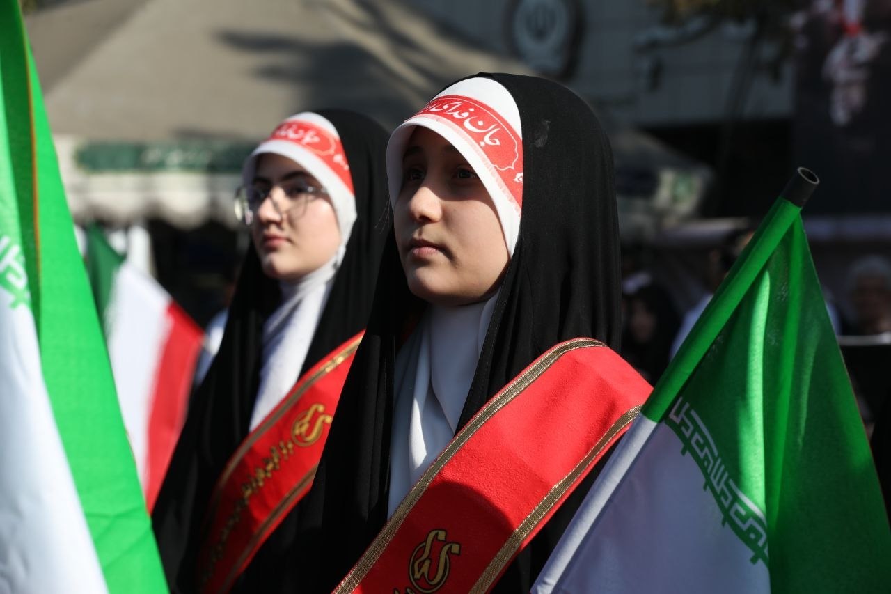 عکس (۱) | رزمایش و اجتماع بزرگ جانفدایان ایران در تهران