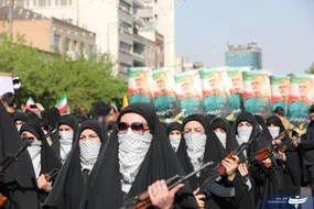 تجمع و رزمایش بزرگ «دختران جان‌فدای ایران»