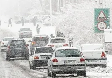 بارش برف و باران در جاده‌های ۷ استان کشور