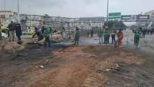بازگشایی فوری اتوبان باقری پس از اصابت موشک