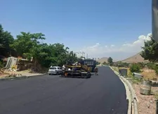 نوسازی بیش از ۷ هزار متر آسفالت در سرخه‌حصار