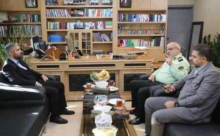 دیدار شهردارمنطقه۱۳ با مسئولان ارشد فراجا