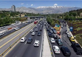 ترافیک روان صبحگاهی در معابر تهران ترافیک روان صبحگاهی در معابر تهران
