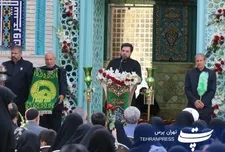 آئین بزرگداشت تدفین پنج شهید گمنام ابوذر
