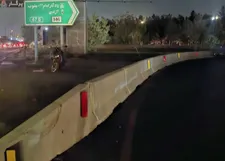جایگزینی نیوجرسی به جای گاردریل در بزرگراه همت