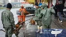 آماده‌باش کامل خدمات شهری منطقه ۱۰
