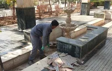 بازسازی آبنمای بوستان قرآن در منطقه ۱۷
