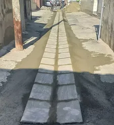 احداث ۷۰۰ متر کانیو در معابر منطقه ۱۷