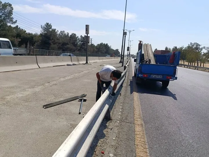 ایمنی چهار محور پرتردد با نصب ۳۵ گاردریل