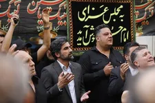 آئین تشت‌گذاری در محله جوادیه برگزار شد
