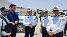 آماده‌باش پلیس راهور در مسیر زائران
