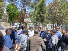 عملیات عمرانی در قطعه ۴۰ بهشت زهرا (س)