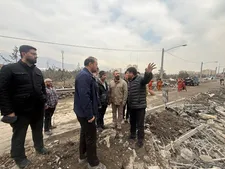 بازگشایی معبر شهید بیگدلی پس از اصابت راکت