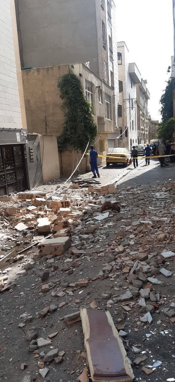 انفجار ساختمان ۴ طبقه مسکونی در نارمک انفجار ساختمان ۴ طبقه مسکونی در نارمک