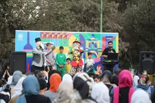 برگزاری جشن کودکانه در بوستان ولایت تهران
