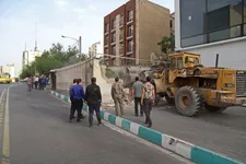 بازگشایی مسیر تردد خیابان مطهری