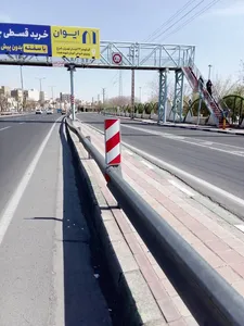گاردریل‌های معیوب بزرگراه‌ها تعمیر شد