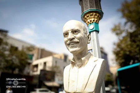 نصب سردیس دانشمند هسته‌ای جنگ تحمیلی