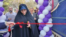 افتتاح زمین چمن مصنوعی اختصاصی بانوان