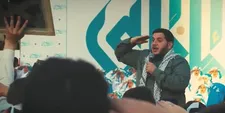 مدیحه‌خوانی خواننده لبنانی سلام فرمانده در محضر رهبر انقلاب