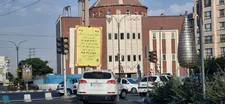 اجرای ساماندهی ترافیک محور رشیدی جهان