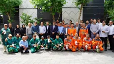 تقدیر از تلاش کارگران منطقه ۲۱