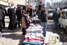 ساماندهی دستفروشان بلوار ایران خودرو