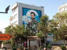 دیوارنگاره‌ اولین شهید مدافع حرم رونمایی شد