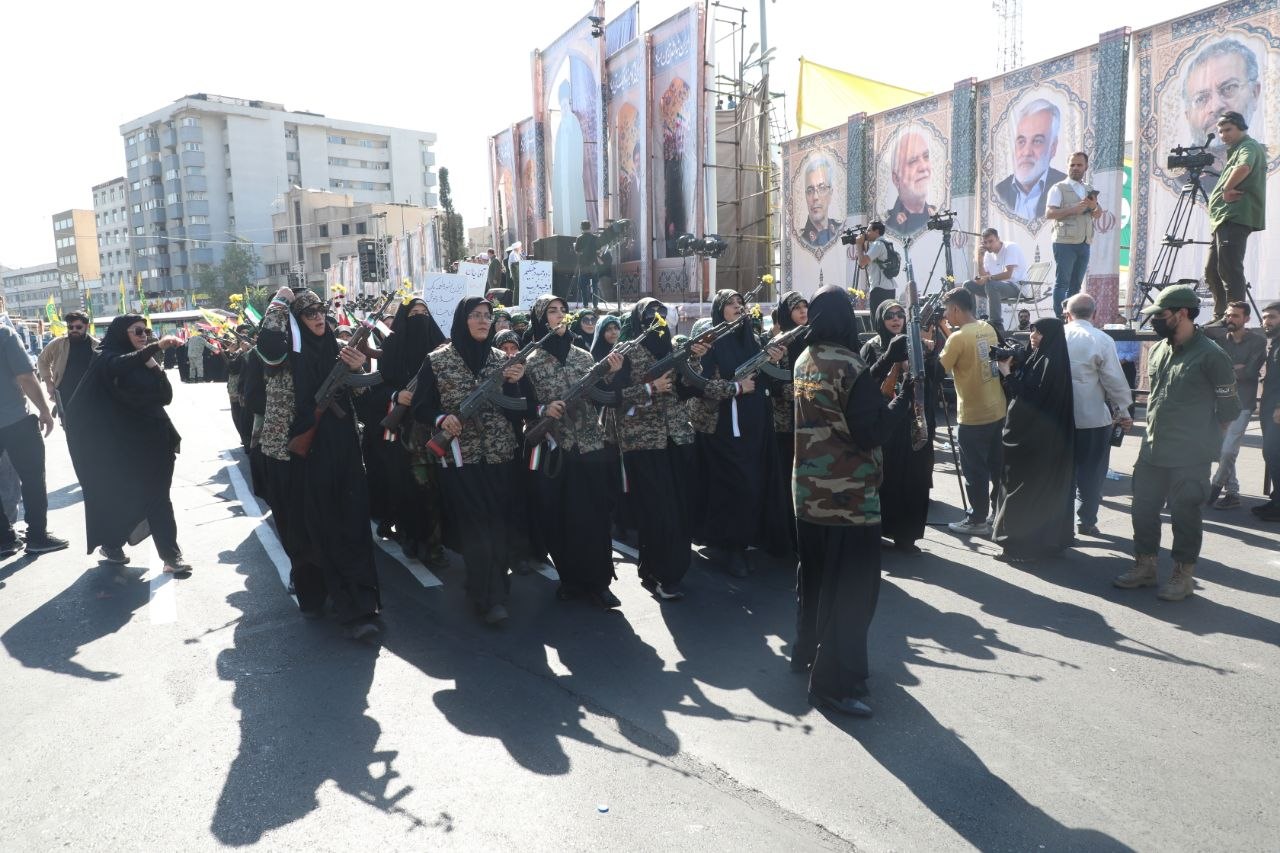 عکس| رزمایش و اجتماع بزرگ «جانفدایان ایران» در تهران