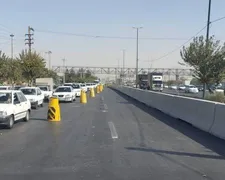 ایمن‌سازی بزرگراه آزادگان با نصب نیوجرسی