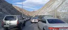 ترافیک سنگین در محورهای چالوس و هراز
