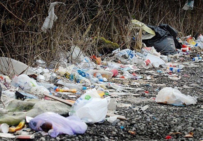 پلاستیک زباله طبیعت