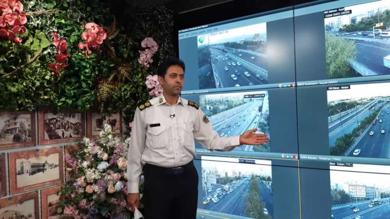 ترافیک سرهنگ رنجبر شهر تهران