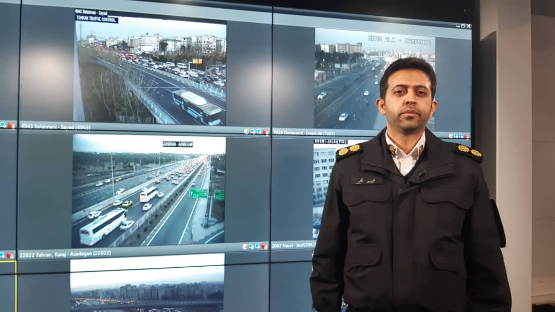 رییس مرکز کنترل ترافیک پلیس راهور تهران بزرگ