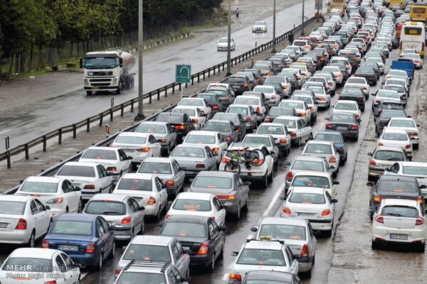 ترافیک چالوس تهران کرج
